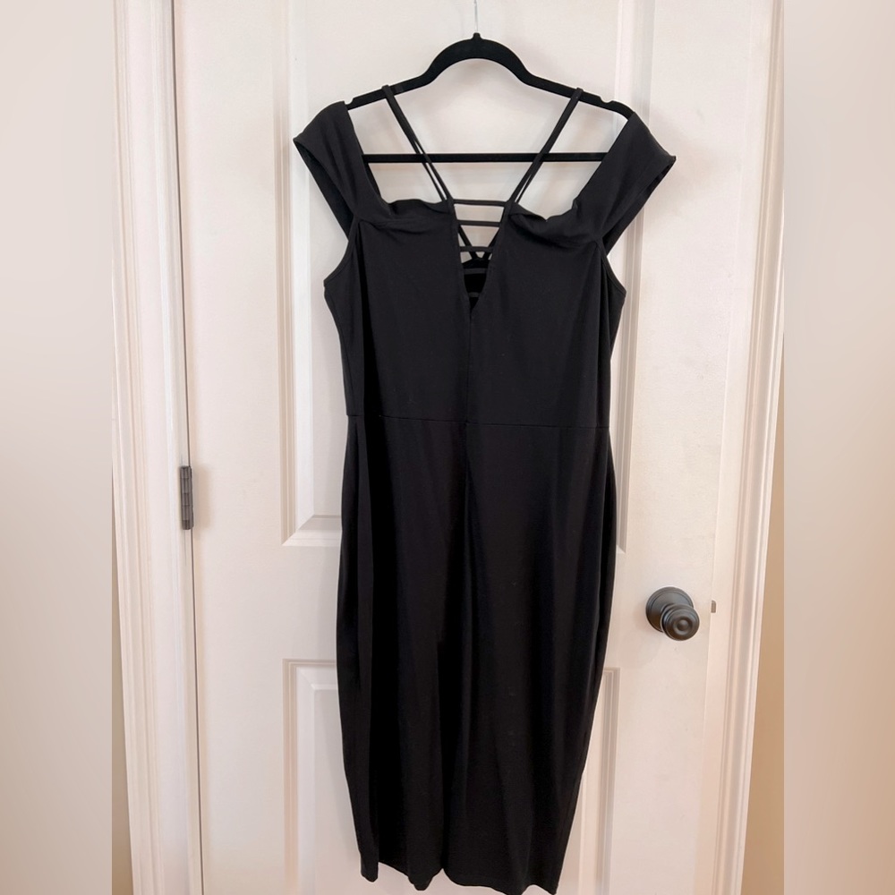 ASOS Off-Shoulder Black Dress